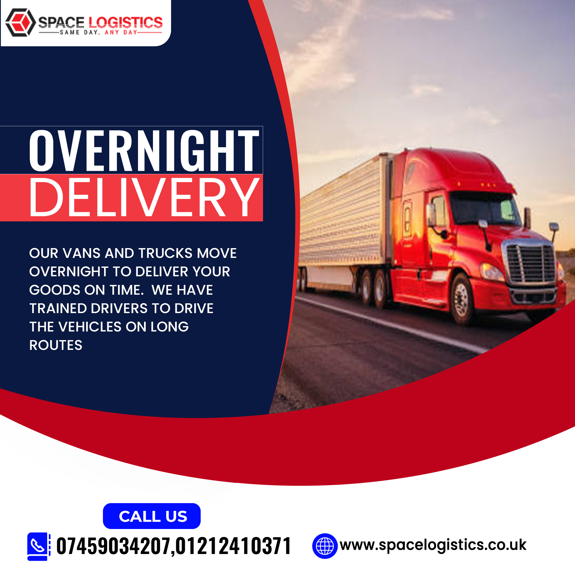 Overnight Pallet Delivery Service In England